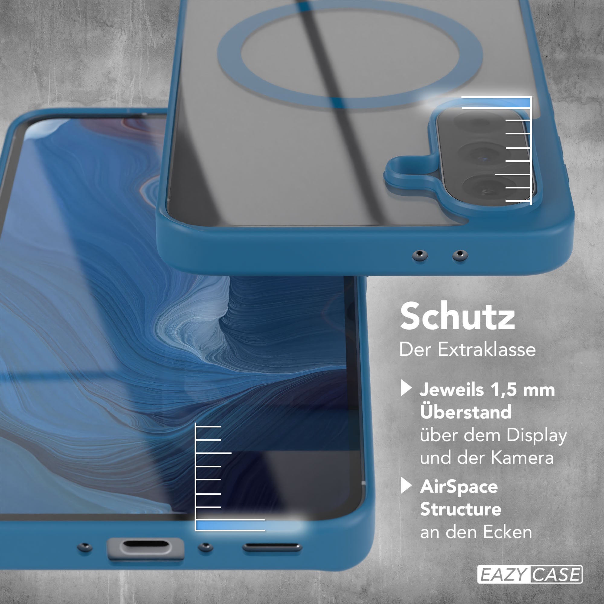Galaxy A56 transparente Hülle mit MagSafe