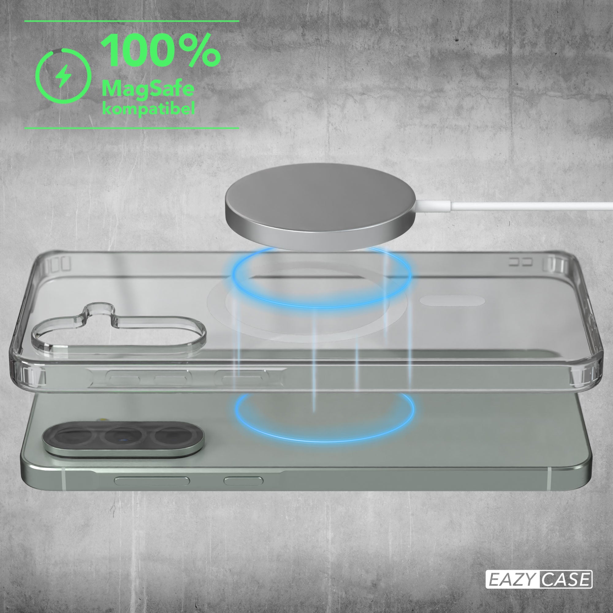 Galaxy A56 transparente Hülle mit MagSafe