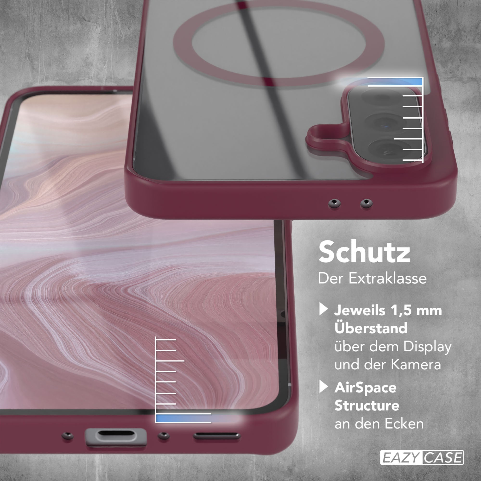Galaxy A56 transparente Hülle mit MagSafe