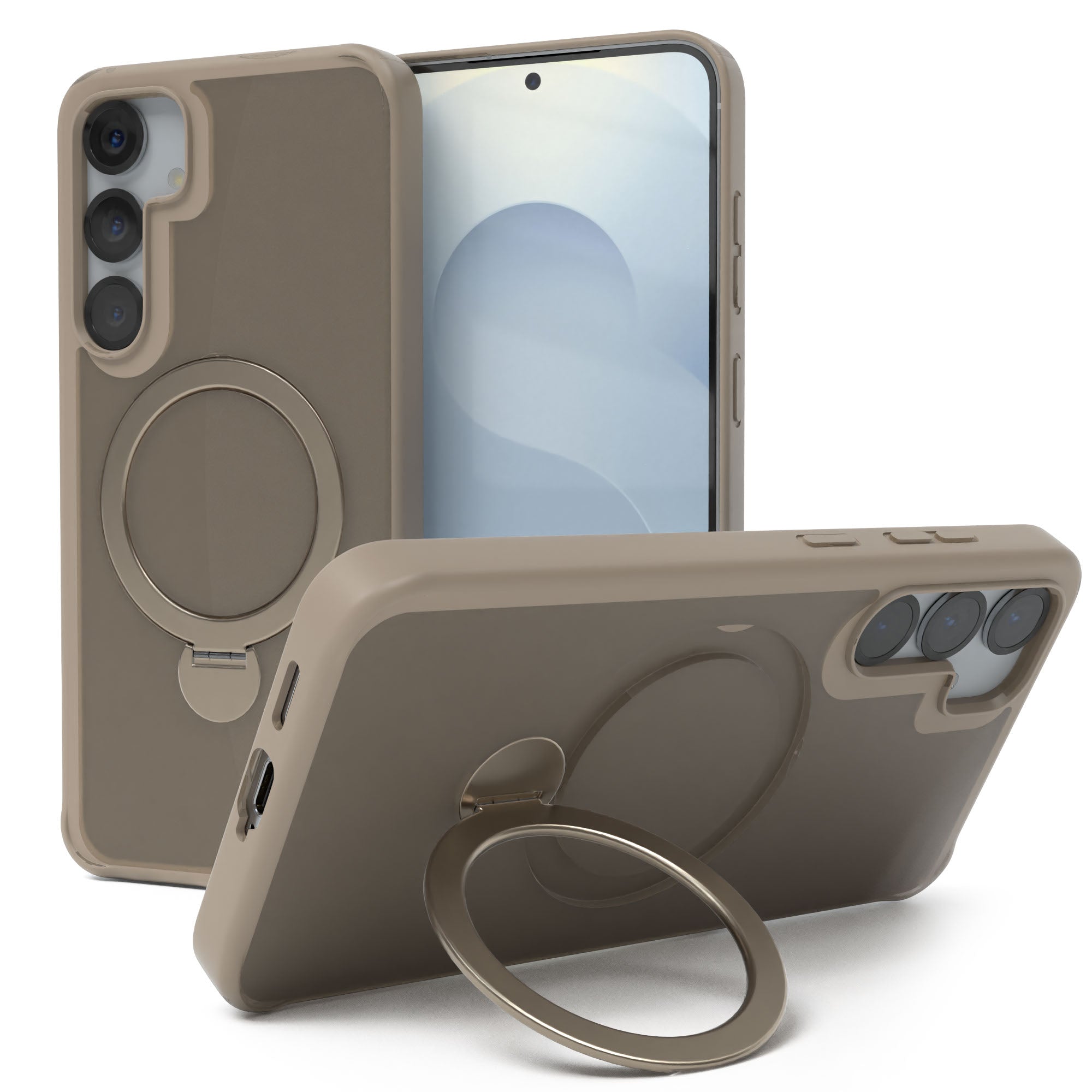 Galaxy S25 Plus Outdoor Hülle + drehbarer Ring mit MagSafe