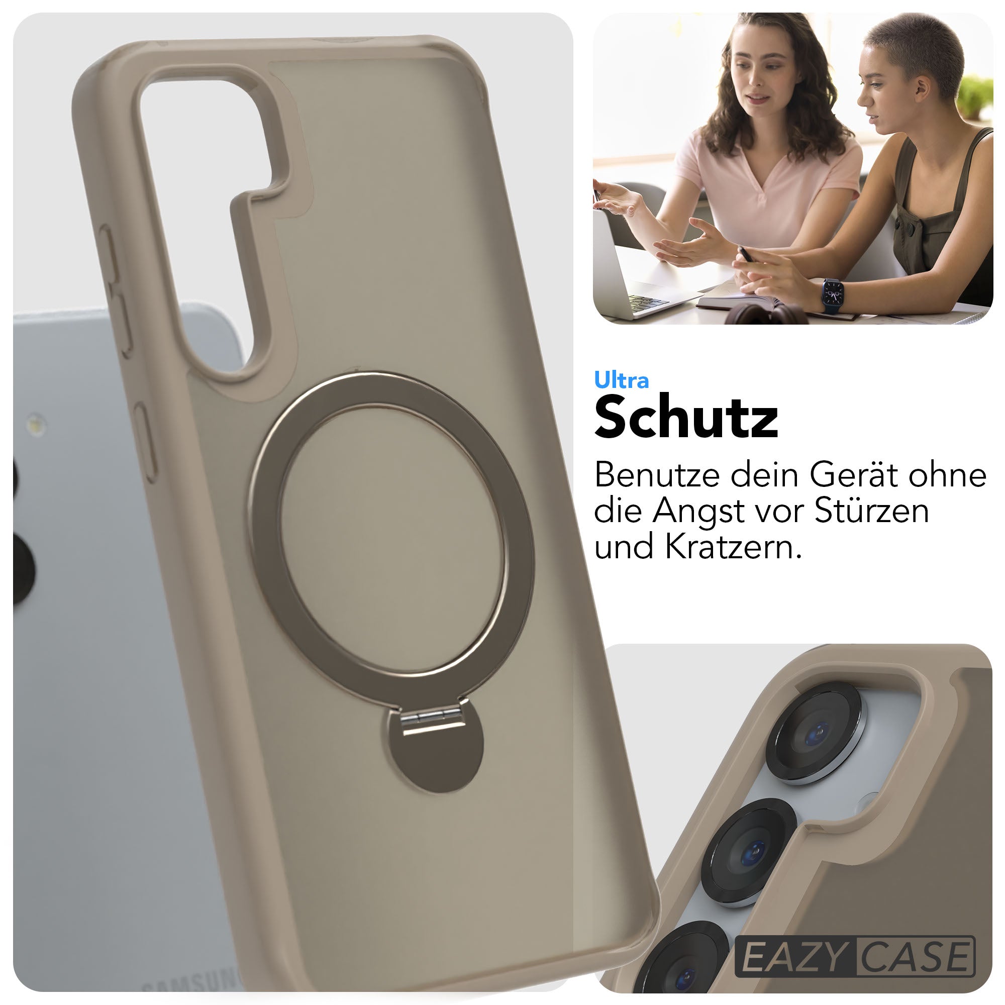 Galaxy S25 Plus Outdoor Hülle + drehbarer Ring mit MagSafe
