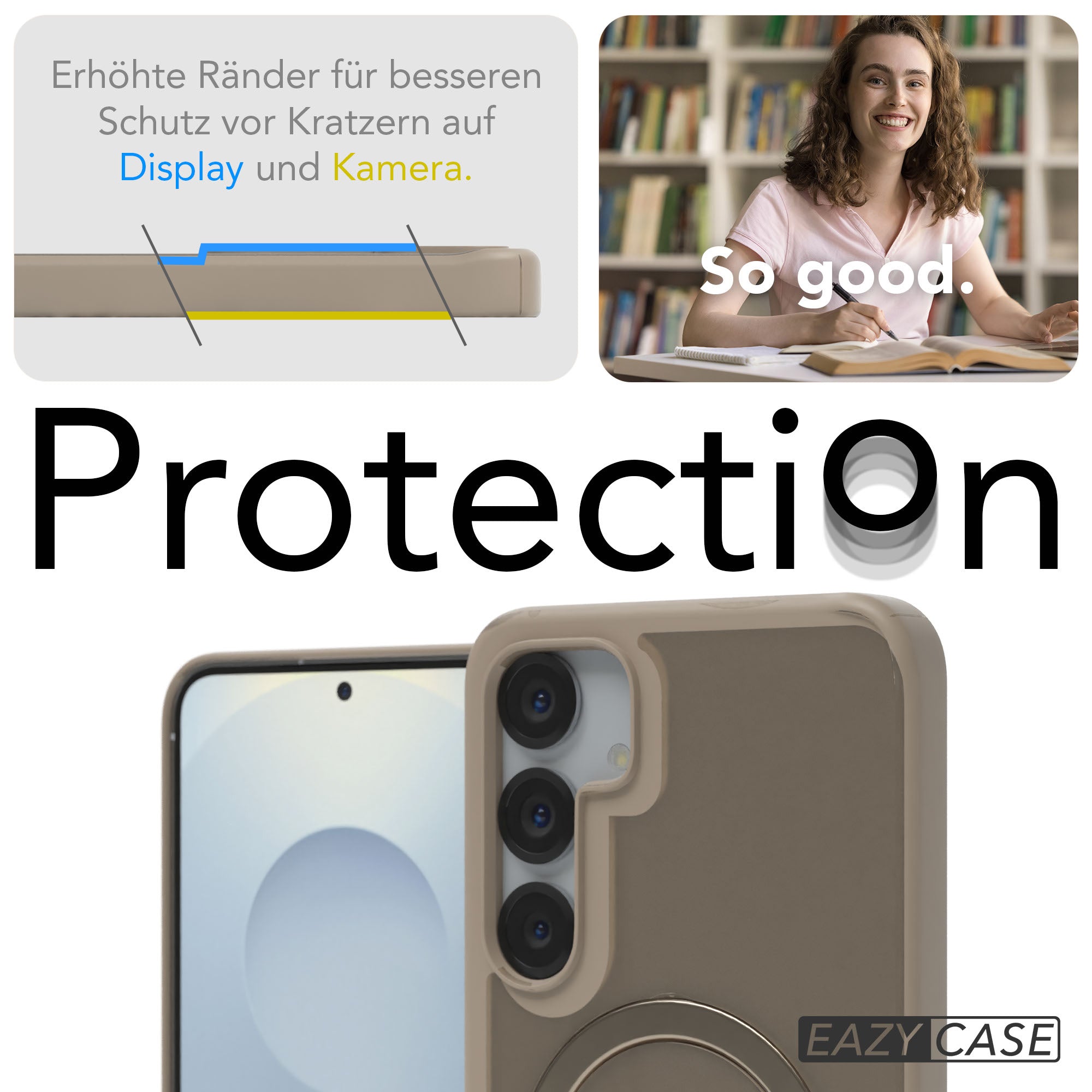 Galaxy S25 Plus Outdoor Hülle + drehbarer Ring mit MagSafe
