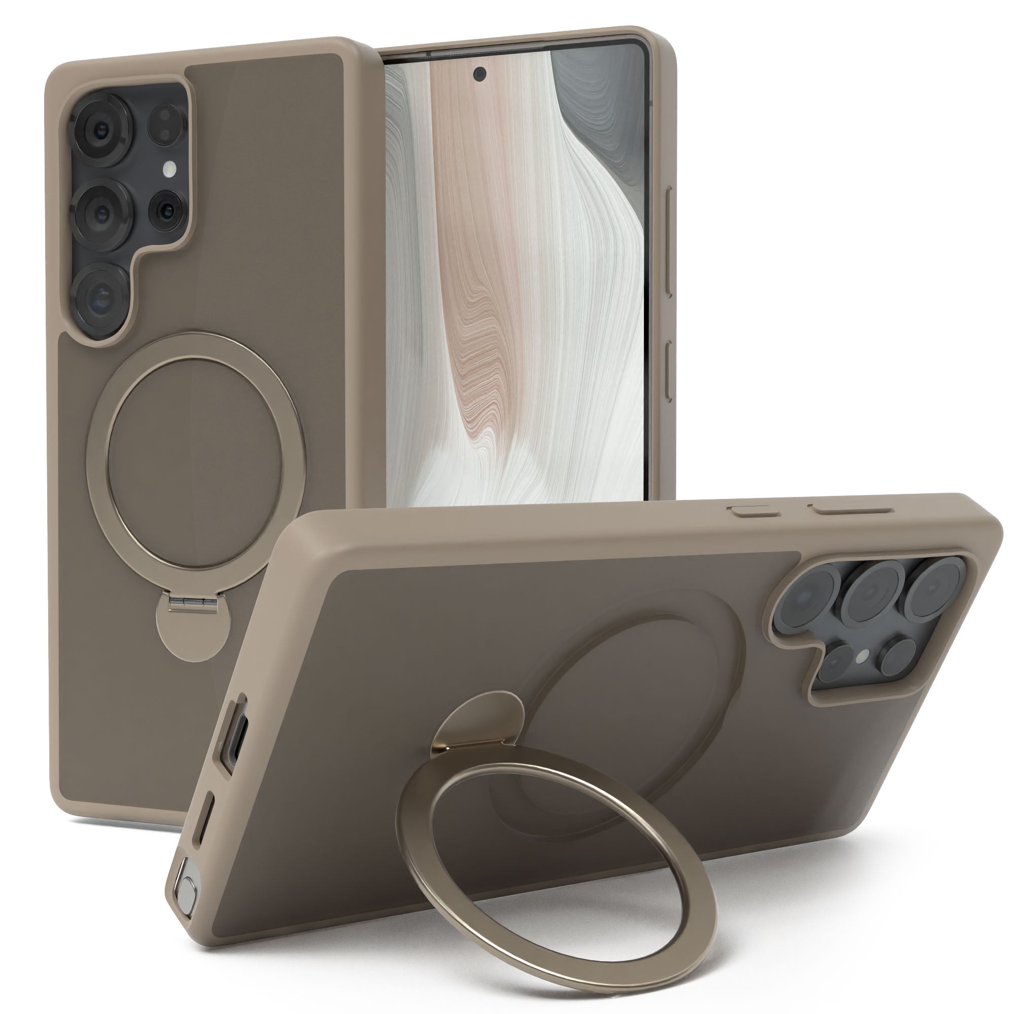 Galaxy S25 Ultra Outdoor Hülle + drehbarer Ring mit MagSafe