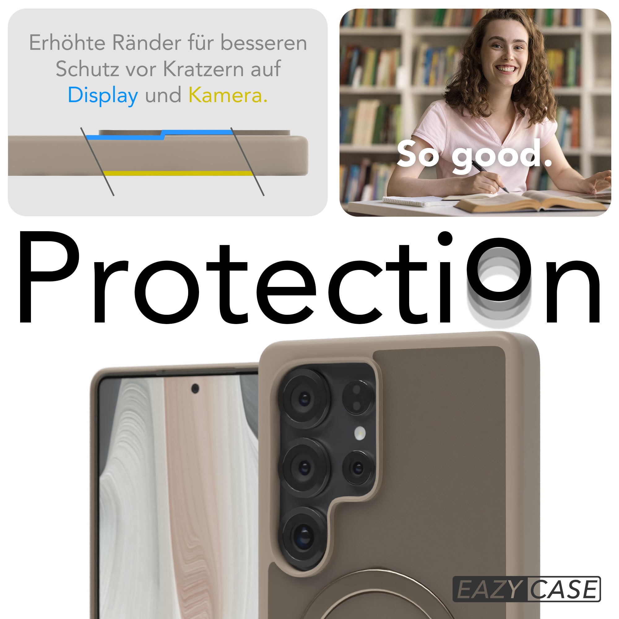 Galaxy S25 Ultra Outdoor Hülle + drehbarer Ring mit MagSafe