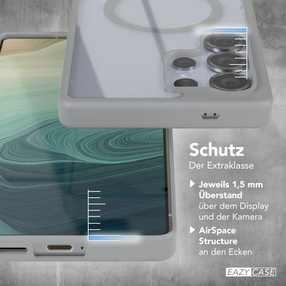 Galaxy S25 Ultra transparente Hülle mit MagSafe
