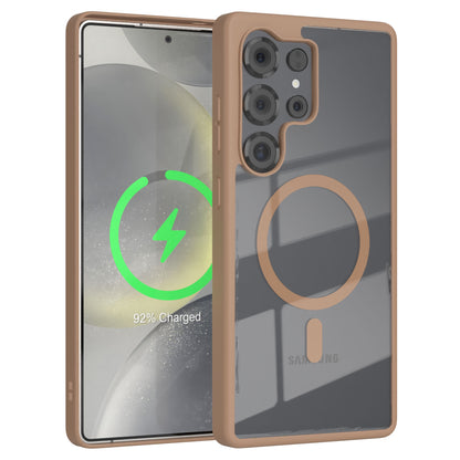 Galaxy S25 Ultra transparente Hülle mit MagSafe
