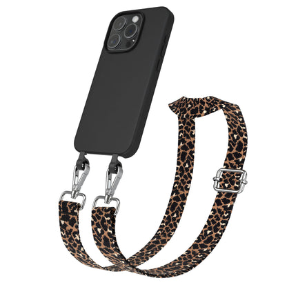 iPhone 15 Pro 2in1 Handykette mit abnehmbarer Silikonhülle und Boho Band 