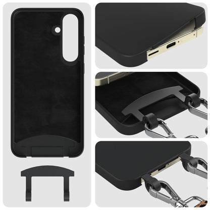 Samsung Galaxy S24 Plus 2in1 Handykette mit abnehmbarer Kordel Silikon 