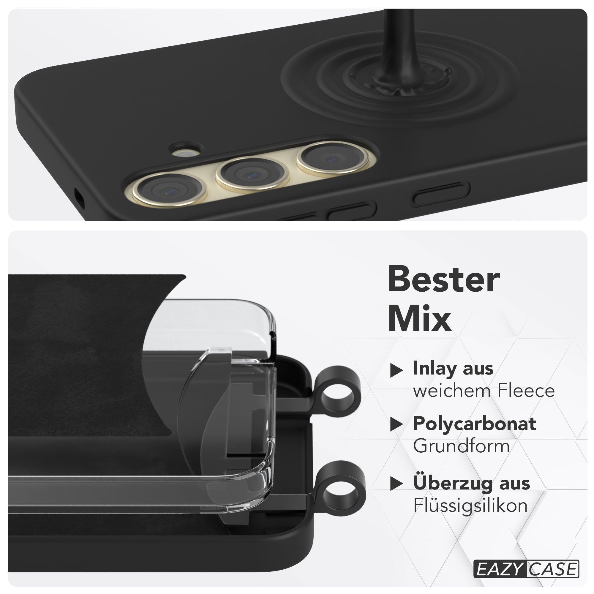 Samsung Galaxy S24 Plus 2in1 Handykette mit abnehmbarer Kordel Silikon 
