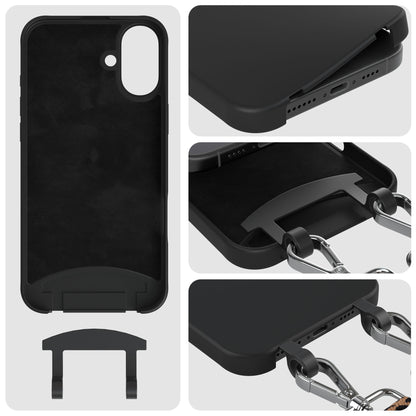 iPhone 16 Plus 2in1 Handykette abnehmbar Silikon Boho Band EAZY CASE 