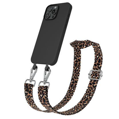 iPhone 16 Pro Max 2in1 Handykette mit abnehmbarem Boho Band Silikon 