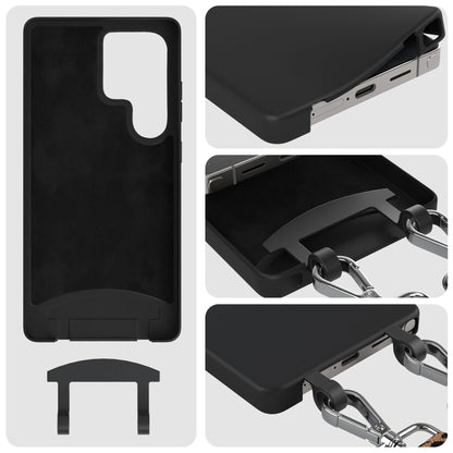 Samsung Galaxy S25 Ultra 2in1 Handykette mit abnehmbarer Silikonhülle 