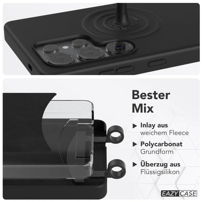 Samsung Galaxy S25 Ultra 2in1 Handykette mit abnehmbarer Silikonhülle 