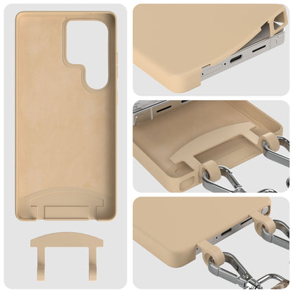 Samsung Galaxy S25 Ultra 2in1 Handykette mit abnehmbarer Silikonhülle 