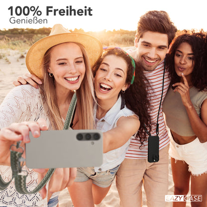 Samsung Galaxy S24 Plus 2in1 Handykette mit abnehmbarer Kordel Silikon 