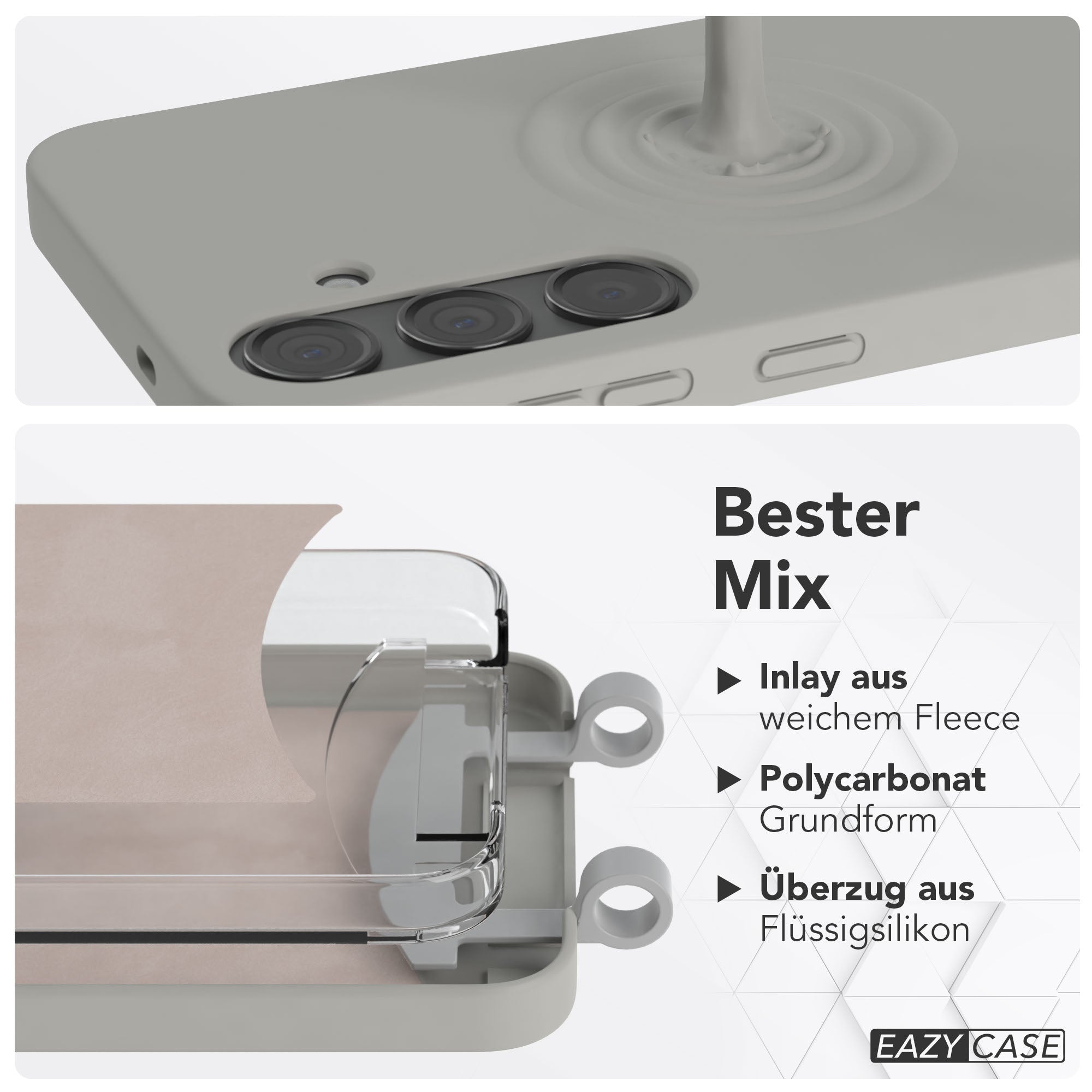 Samsung Galaxy S24 Plus 2in1 Handykette mit abnehmbarer Kordel Silikon 
