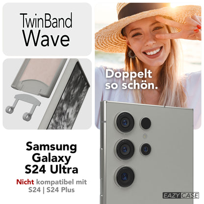 Samsung Galaxy S24 Ultra 2in1 Handykette mit abnehmbarer Kordel 