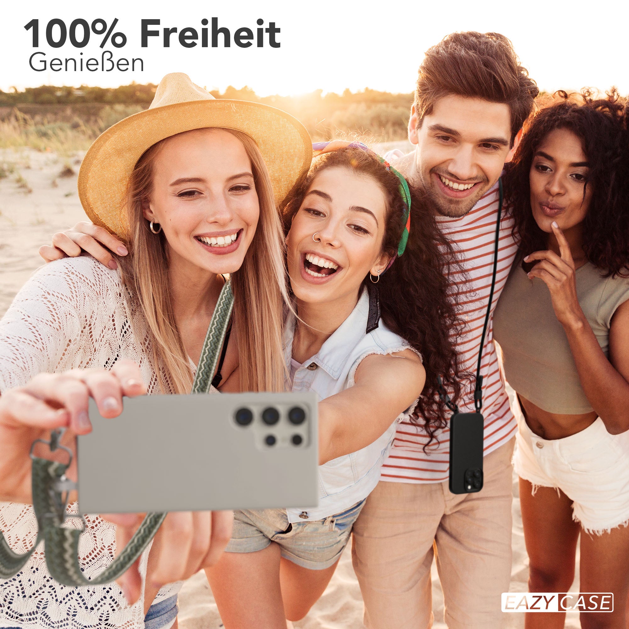 Samsung Galaxy S24 Ultra 2in1 Handykette mit abnehmbarer Kordel 