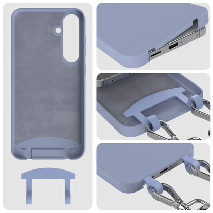 Samsung Galaxy S24 Plus 2in1 Handykette mit abnehmbarer Kordel Silikon 