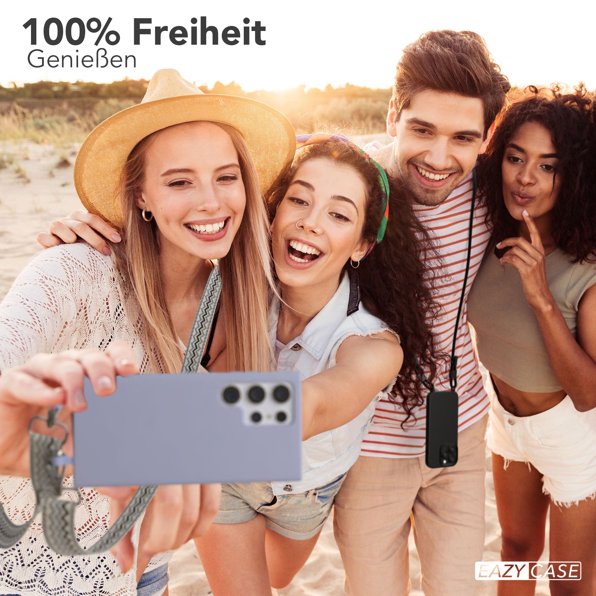 Samsung Galaxy S24 Ultra 2in1 Handykette mit abnehmbarer Kordel 