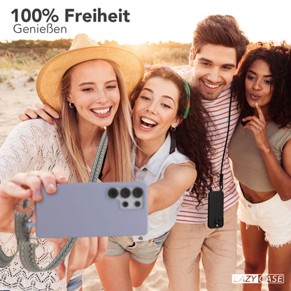 Samsung Galaxy S25 Ultra 2in1 Handykette mit abnehmbarer Silikonhülle 