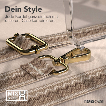 Samsung Galaxy A16 Handykette mit verstellbarem Boho Band Set 