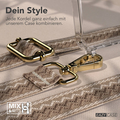 Samsung Galaxy A56 Handykette mit Boho Band verstellbar 