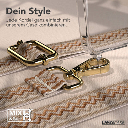 Samsung Galaxy A16 Handykette mit verstellbarem Boho Band Set 