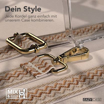 Samsung Galaxy A56 Handykette mit Boho Band verstellbar 