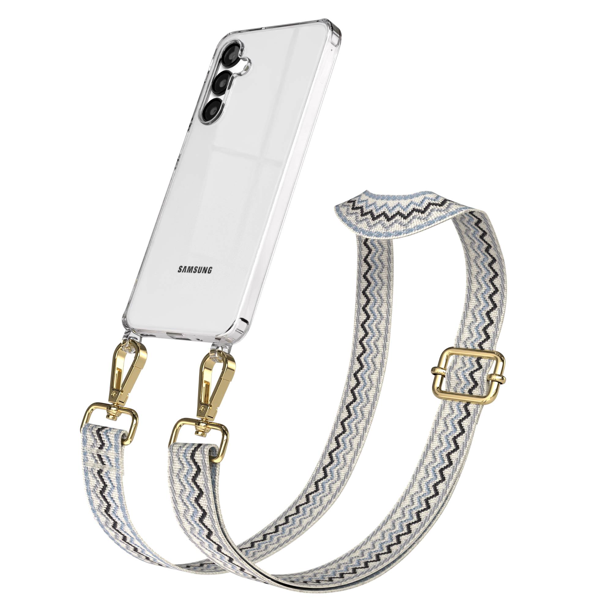 Samsung Galaxy A16 Handykette mit verstellbarem Boho Band Set 