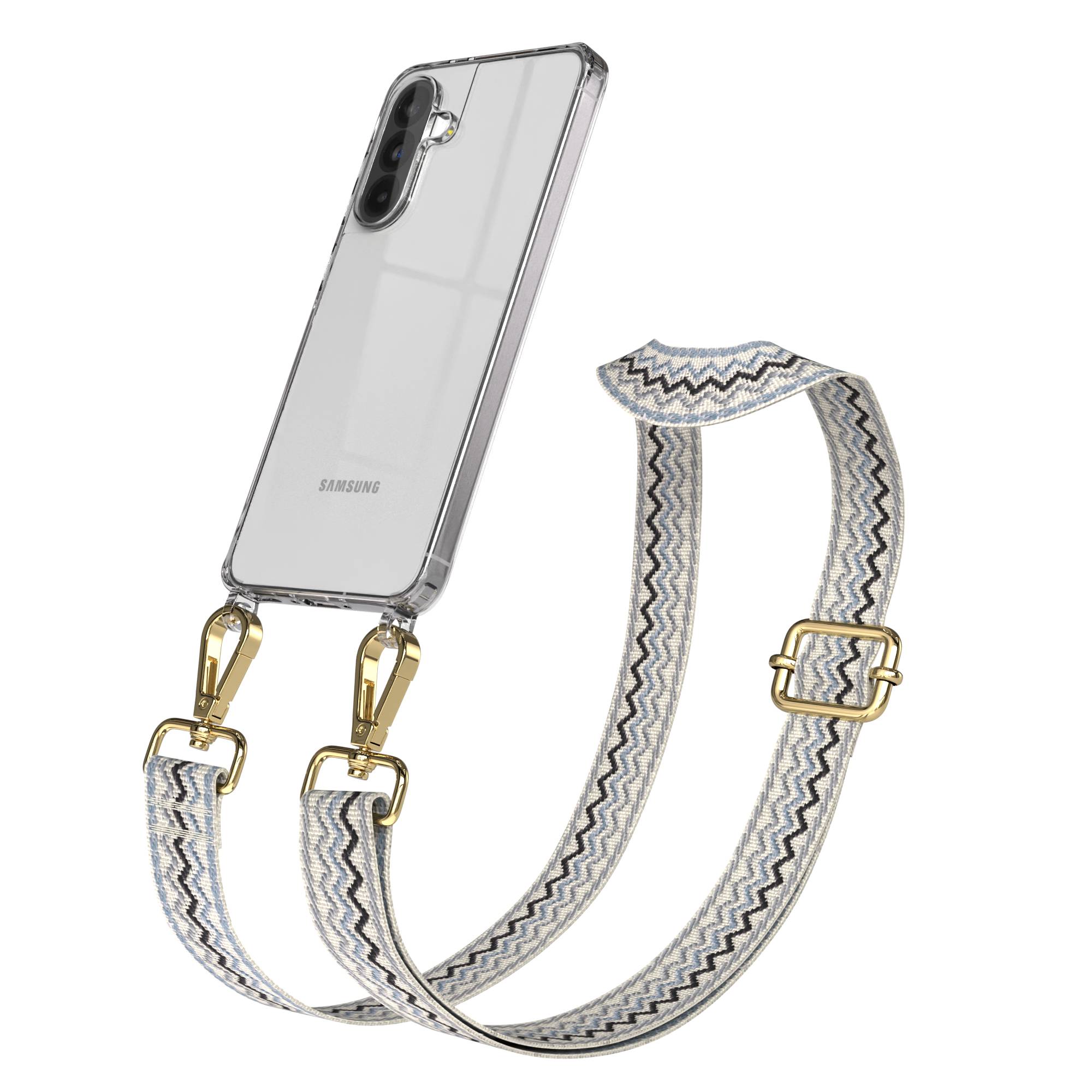 Samsung Galaxy A56 Handykette mit Boho Band verstellbar 