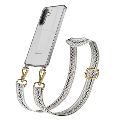 Samsung Galaxy A56 Handykette mit Boho Band verstellbar 