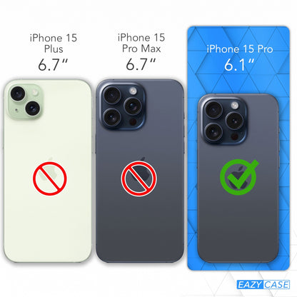 iPhone 15 Pro Handykette mit verstellbarem Boho Band von EAZY CASE 