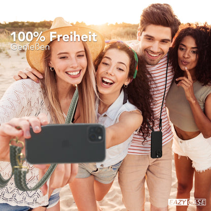 iPhone 15 Plus Handykette mit Boho Band von EAZY CASE 