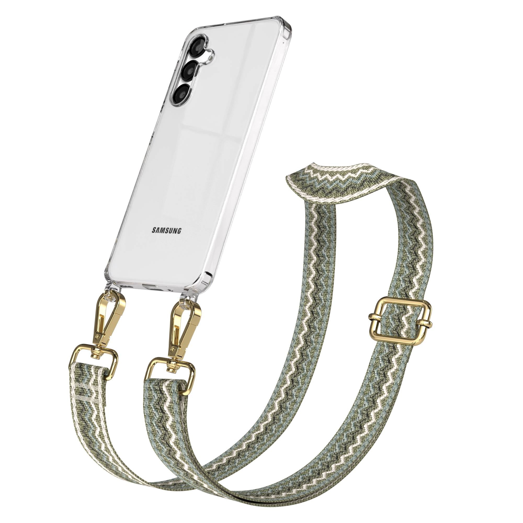 Samsung Galaxy A16 Handykette mit verstellbarem Boho Band Set 