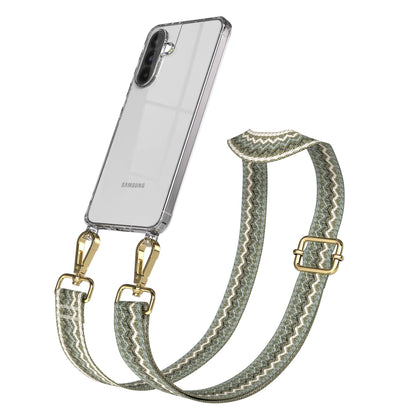 Samsung Galaxy A56 Handykette mit Boho Band verstellbar 