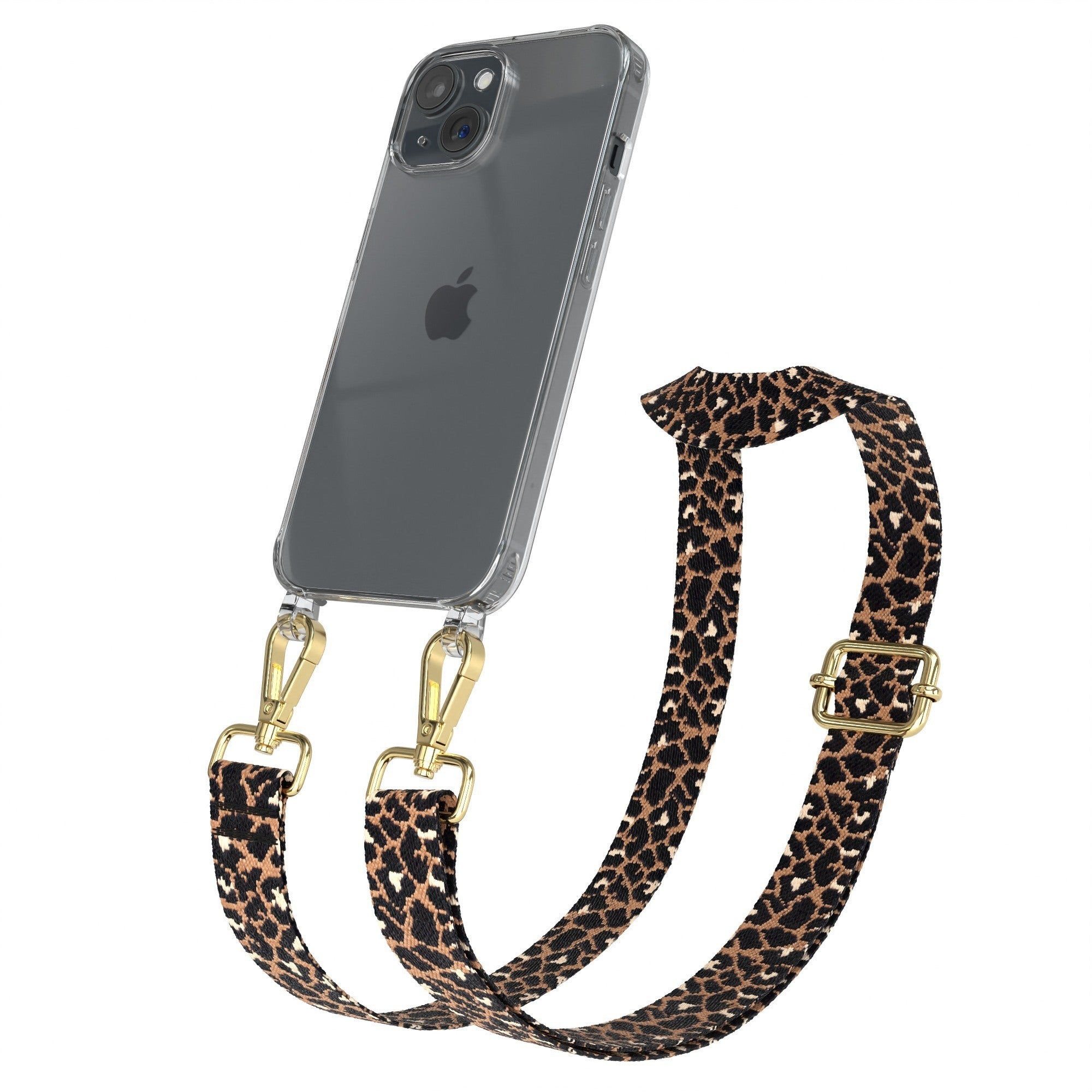 iPhone 15 Handykette mit verstellbarem Boho Band Tragegurt 