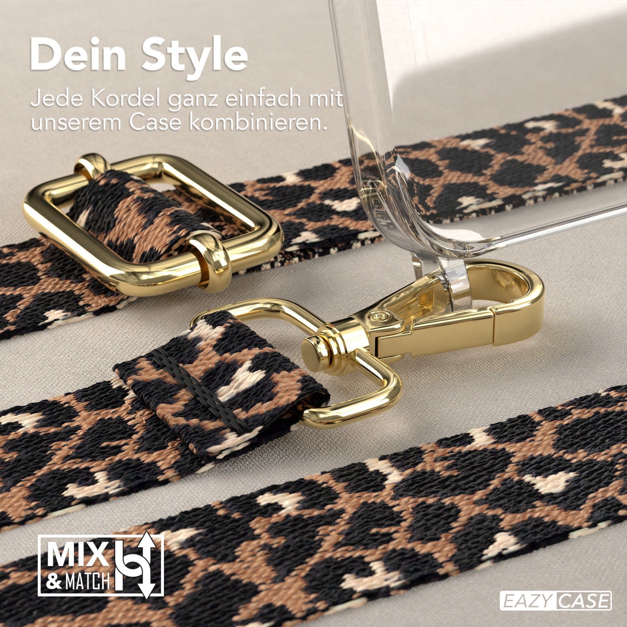 iPhone 15 Pro Max Handykette mit verstellbarem Boho Band Set 