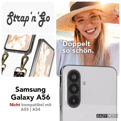 Samsung Galaxy A56 Handykette mit Boho Band verstellbar 
