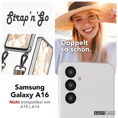 Samsung Galaxy A16 Handykette mit verstellbarem Boho Band Set 