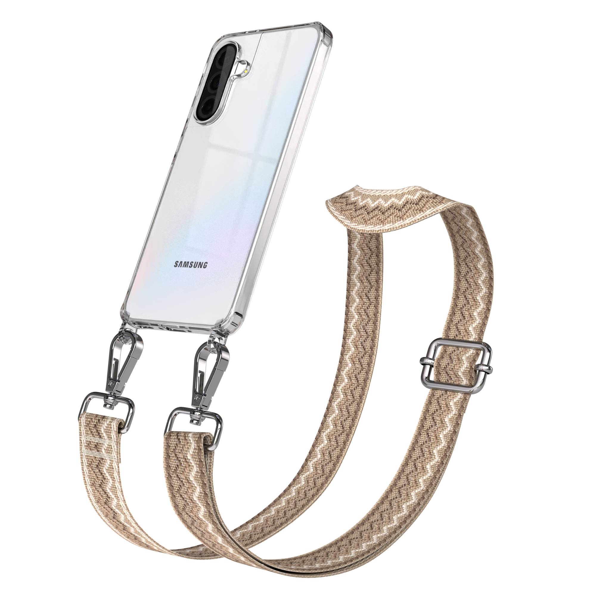 Samsung Galaxy A36 Handykette mit Boho Band verstellbares Umhängeband 