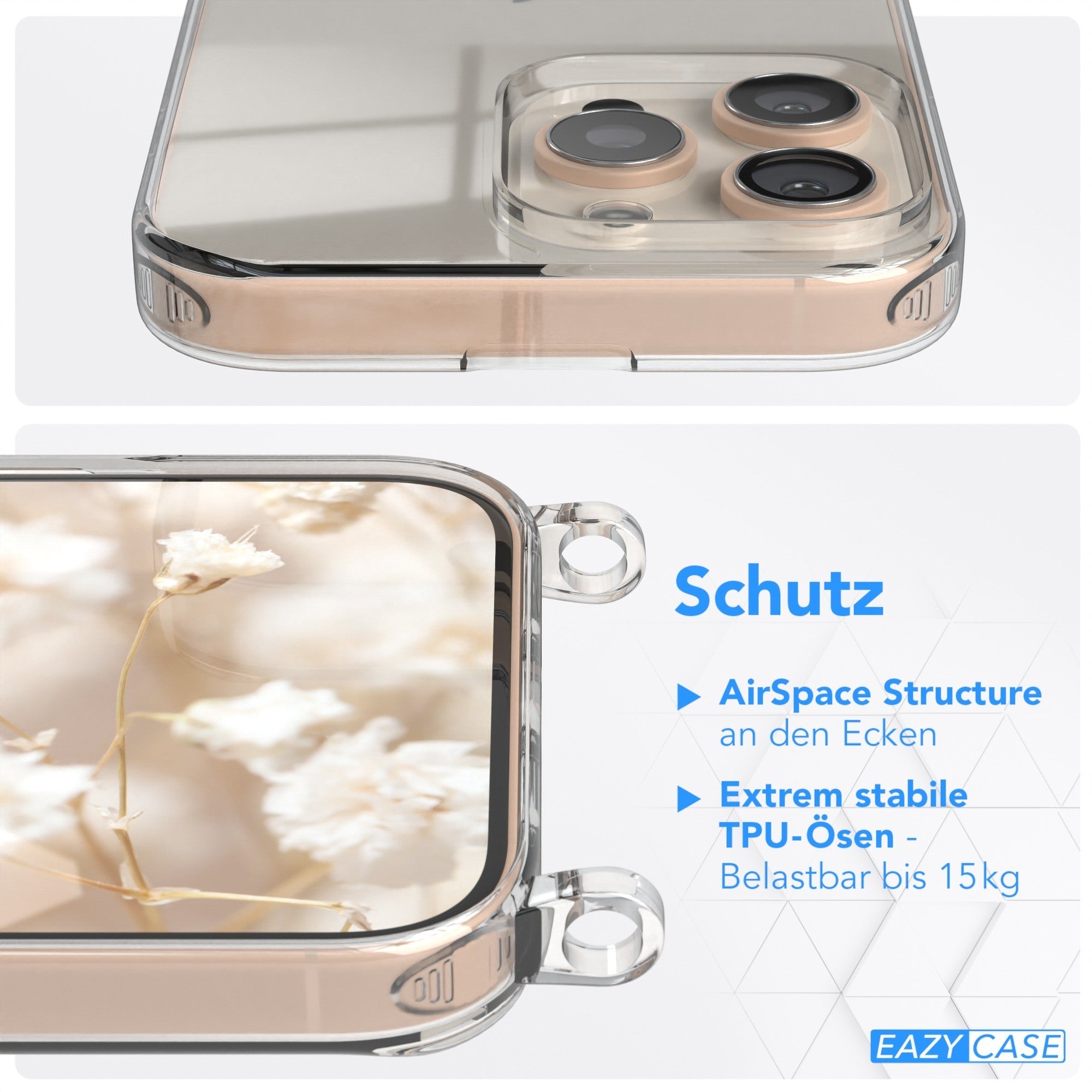 iPhone 16 Pro Max Hülle + Boho Band