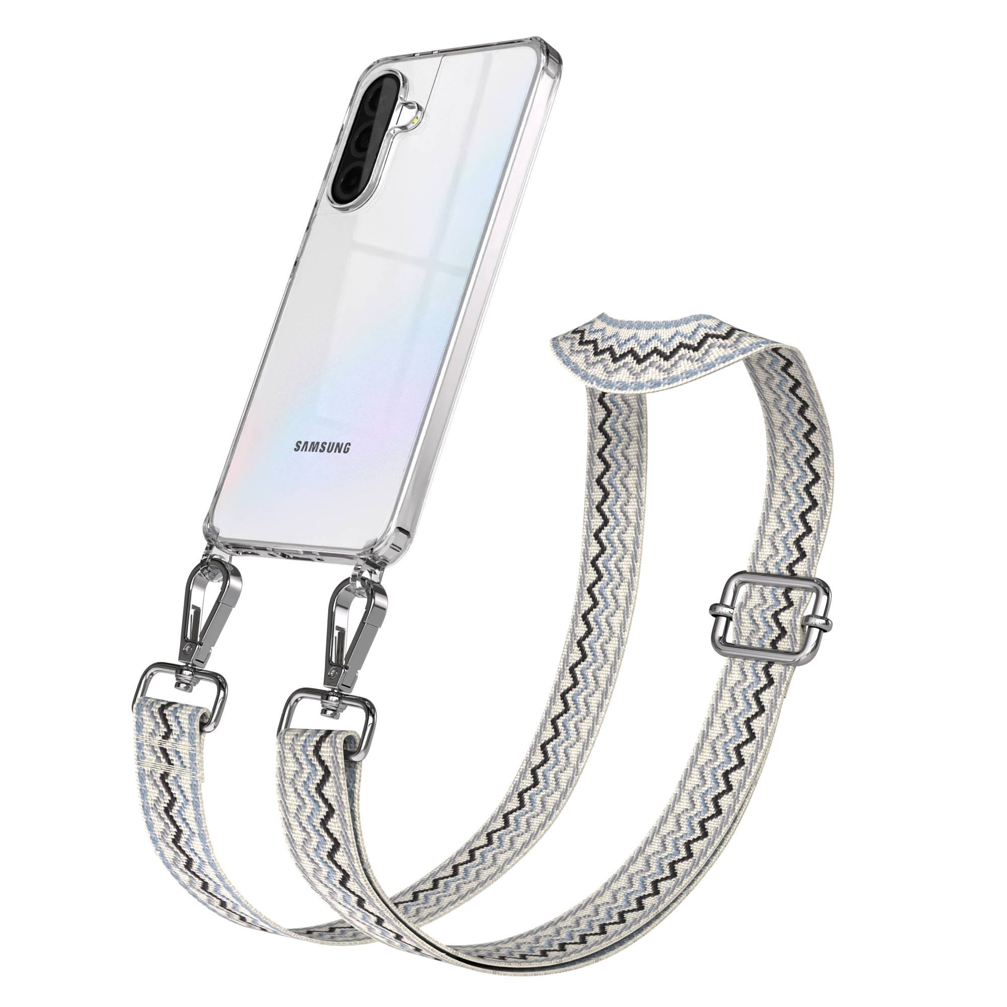 Samsung Galaxy A36 Handykette mit Boho Band verstellbares Umhängeband 