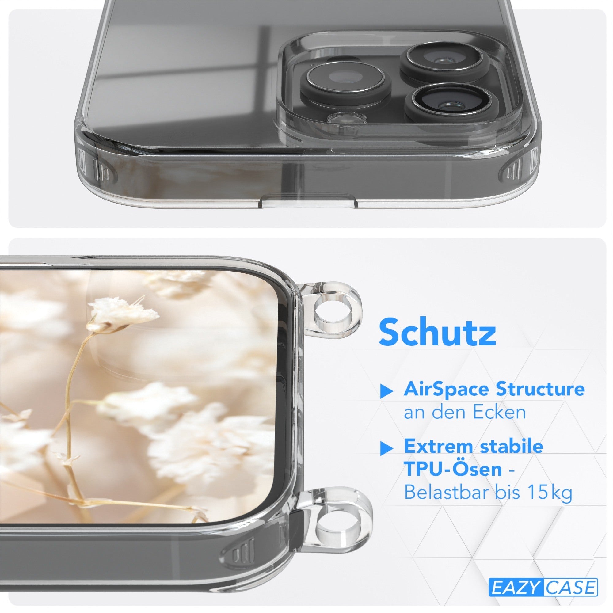 iPhone 16 Pro Max Hülle + Boho Band