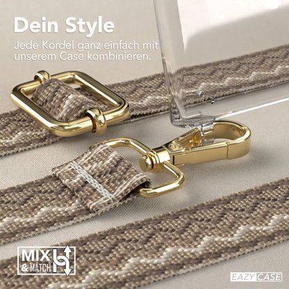 Samsung Galaxy S24 Ultra Handykette mit MagSafe Halterung und Boho Band 