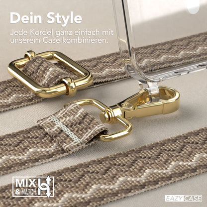 iPhone 16 MagSafe Handykette mit verstellbarem Boho Trageriemen von EAZY CASE 