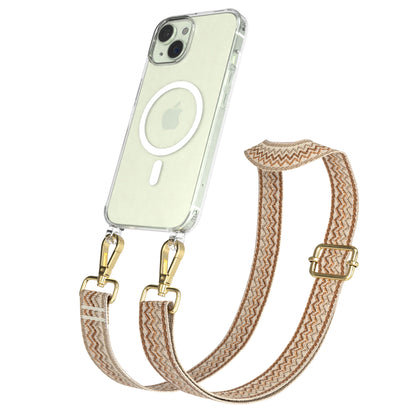 iPhone 15 MagSafe Handykette mit Boho Band verstellbar 