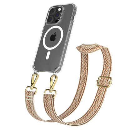 Apple iPhone 15 Pro Handykette MagSafe mit Boho Band EAZY CASE Neck Strap 