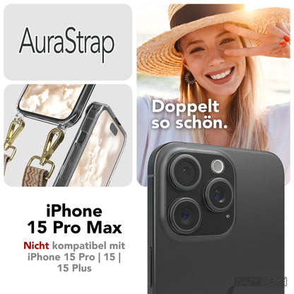 iPhone 15 Pro Max Handykette MagSafe mit Boho Band verstellbar 