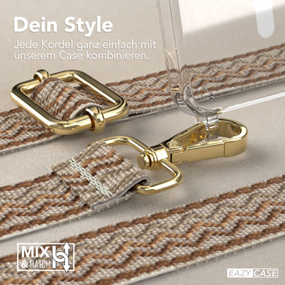 Samsung Galaxy S24 Handykette MagSafe mit verstellbarem Boho Band Set 